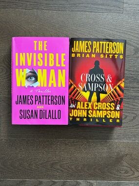 James Patterson 2026 Hardcover Thrillers - Pair